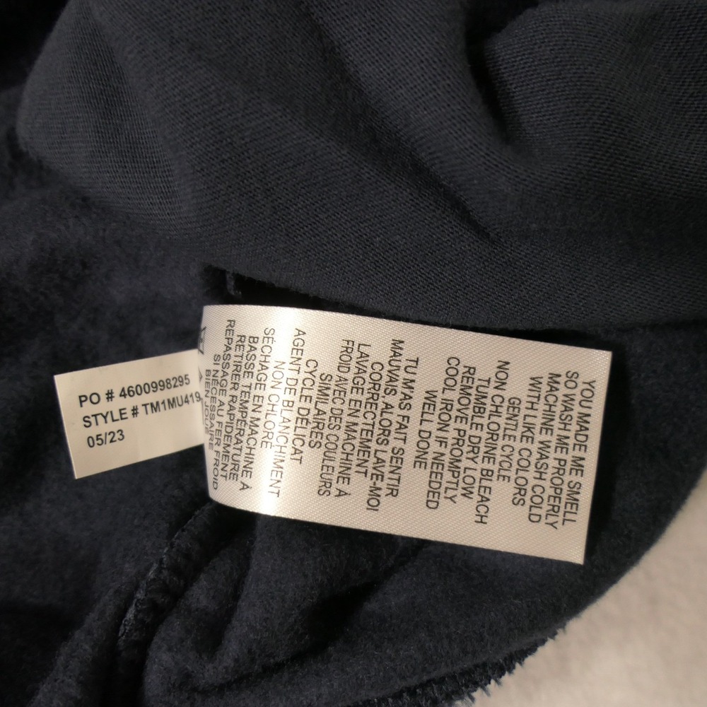 TravisMathew Mens Newport 1/4 Zip Fleece‎ 3XL Blue Nights TM1MU419 Golf Preppy - Picture 8 of 11